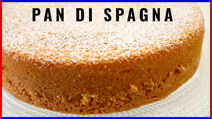 Συνταγή ιταλικής γεύσης Pan di Spagna